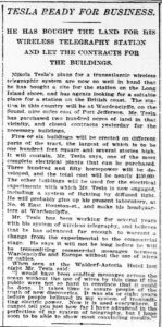 Tesla had made a duplicate tower in Colorado Springs.