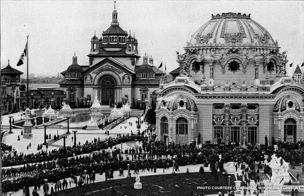 photo of worlds fair buidling