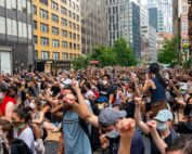 People looking stressed while reading conflicting news