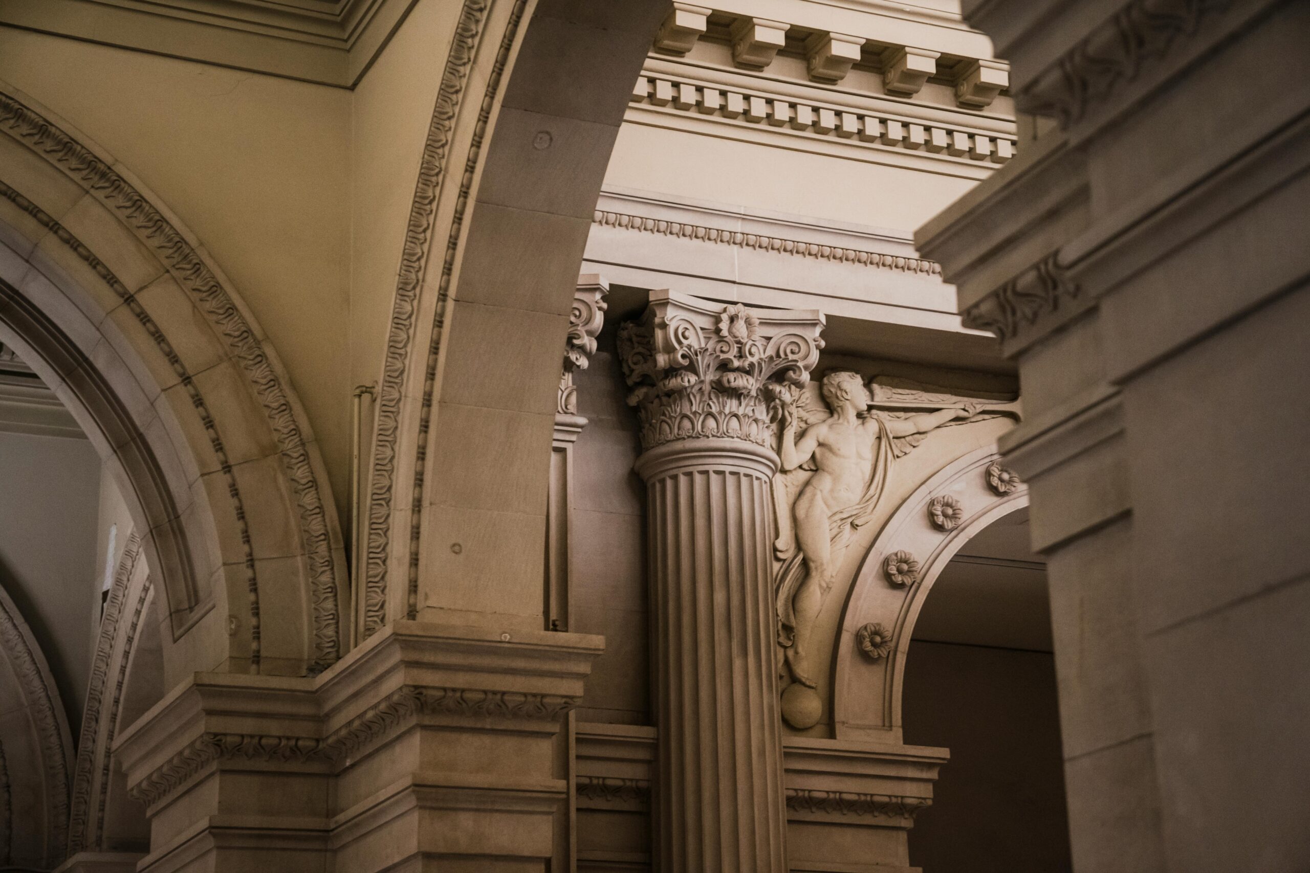 Historic stone building with elaborate design and unclear construction history