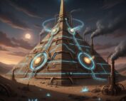 Great Pyramid as energy capacitor illustration