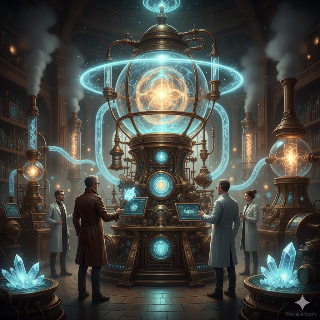 Modern free energy experiment illustration