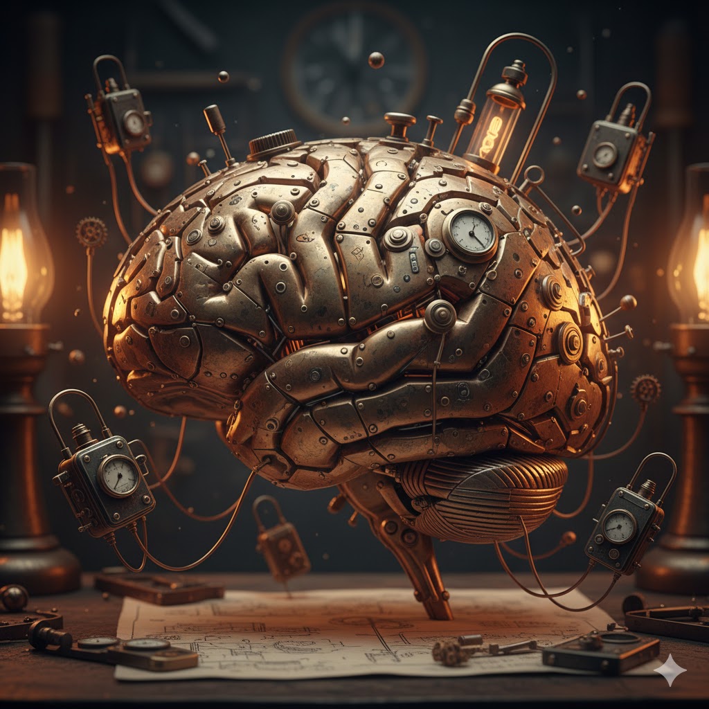 Bayesian brain model concept